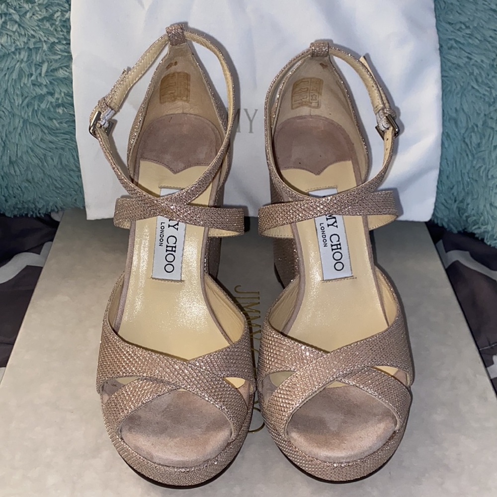 NEW JIMMY CHOO ALANAH WEDGE